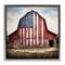 Stupell Industries Americana Barn View Floater Framed Art